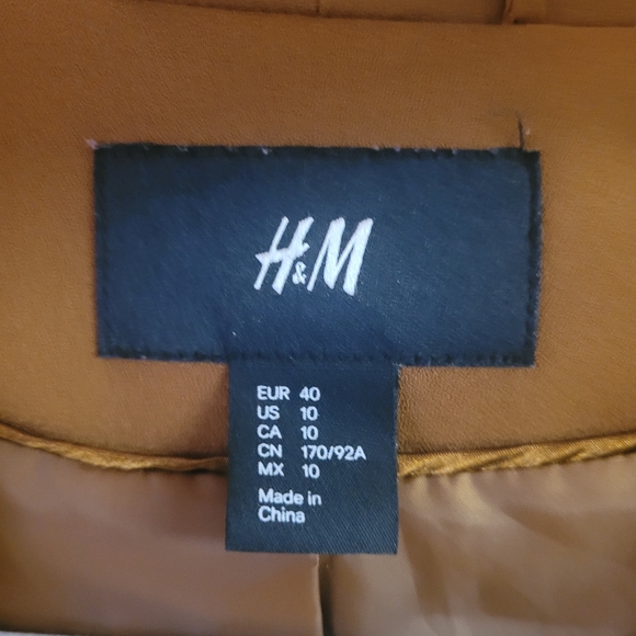 H&M-Blazer Brown Business-Look 10 - Picture 6 of 6